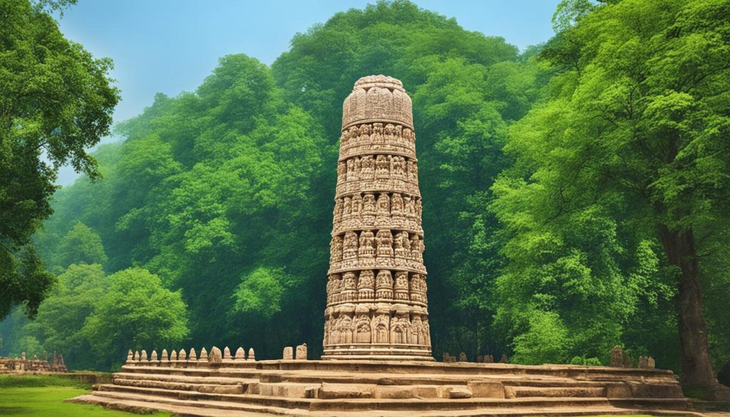 Ashokan Pillar in Vaishali