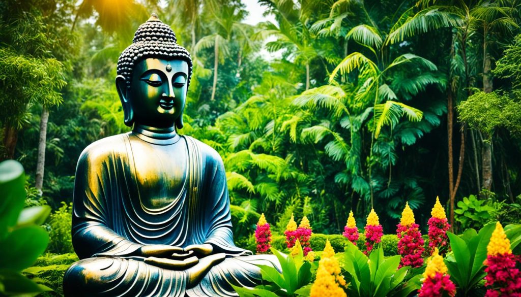 lord buddha statue in alleppey