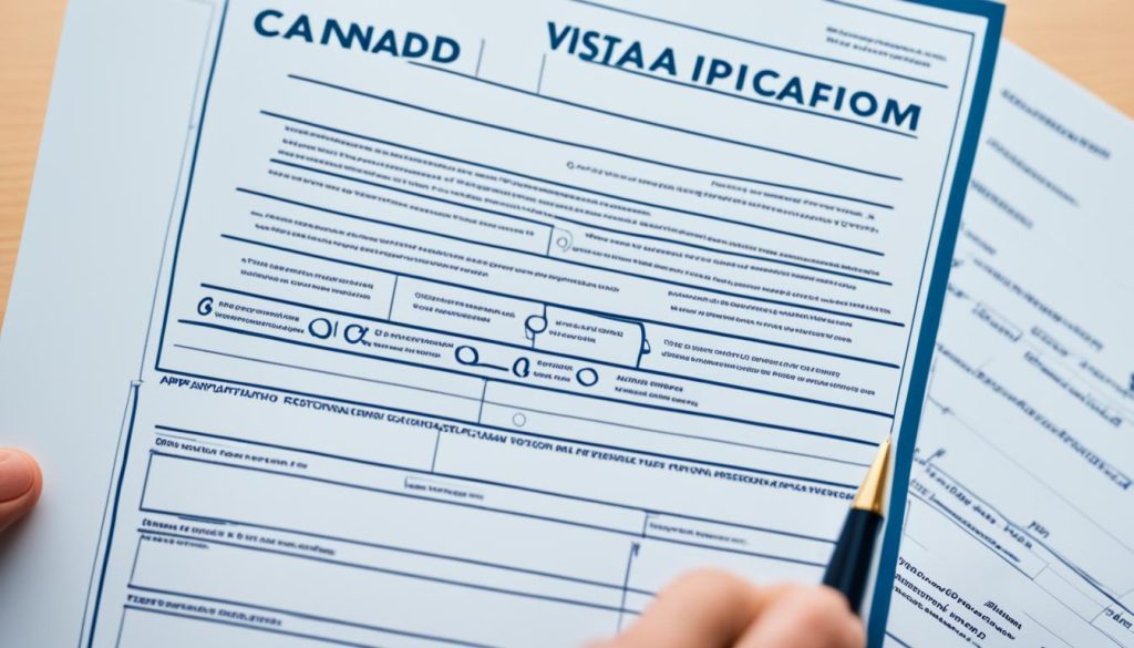 canada visitor visa application form