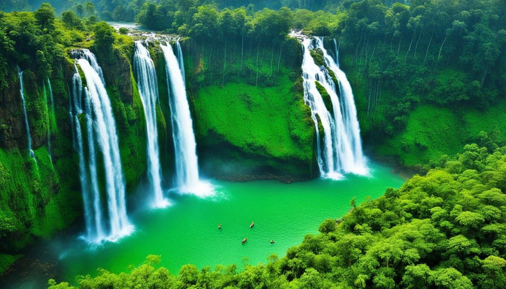 dhoni waterfalls