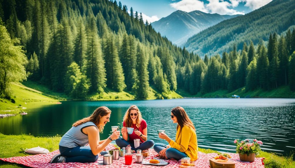 picnicking by mirik lake