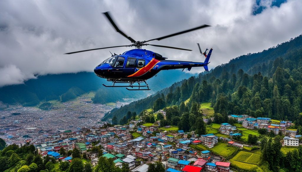 Gangtok Valley Aerial View