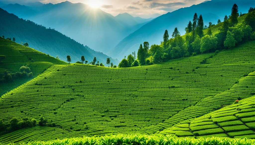 tea gardens in Dharamshala