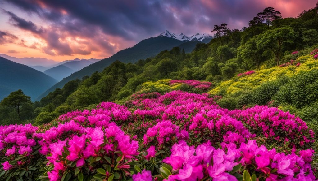 sikkim spring flowers